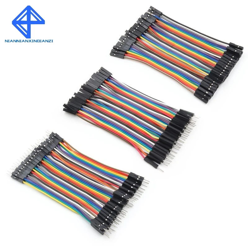 Dupont Line 120 шт. 10 см разъем штырь гнездо и перемычка кабель для arduino Набор