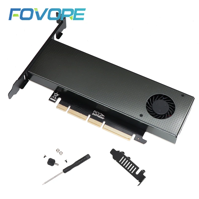 NGFF M.2 SSD NVMe PCIe adapter M2 NGFF SSD NVME M2 PCIe M.2 PCI e adapter m.2(NVMe)+NGFF with fan Aluminum enclosure