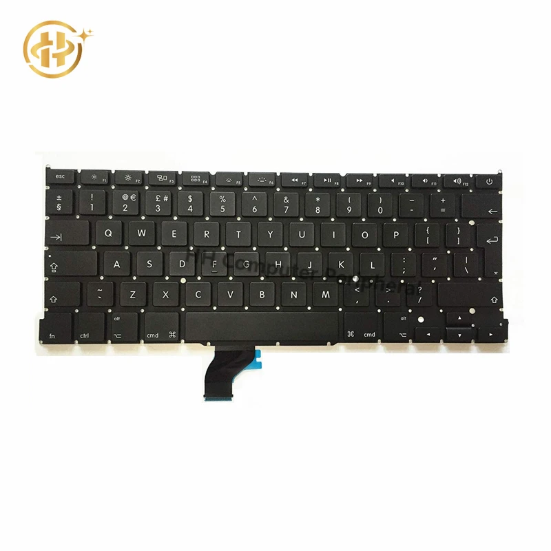 5 шт./лот оригинальная новая A1502 Великобритания Клавиатура для ноутбука Apple Macbook Pro