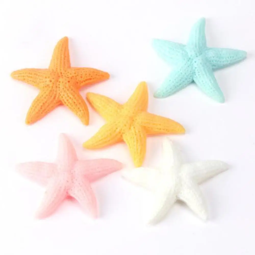 

Wholesale Colorful Magnetic DIY Jewelry 3D Resin Fridge Magnet Starfish