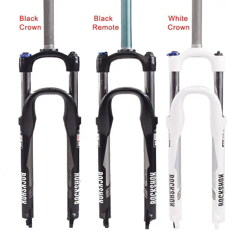 BOLANY MTB fork 26" 27.5''/29'' Crown Suspension Fork Air Straight/Tapered 1-1/8 Disc Brake Mountain Bike Forks Lightweight