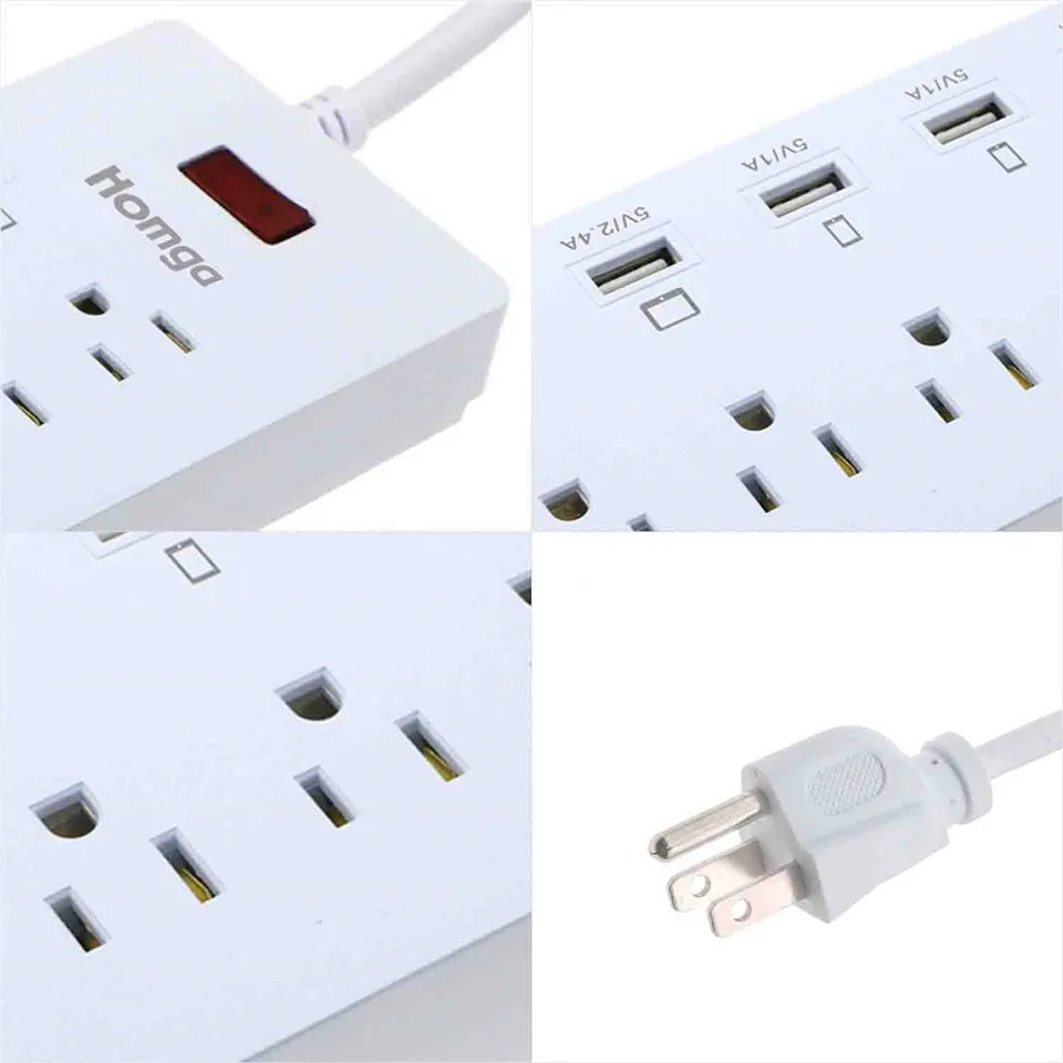 Tedgem двойной 2USB порты Электрический зарядное устройство док-станция мощность AC/DC адаптер питания розетка панель пластина только США Разъем