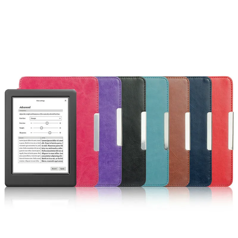 6 дюймов книги чехол для KOBO GLO HD Магнитный авто сна тонкий PU кожа таблетки защитный