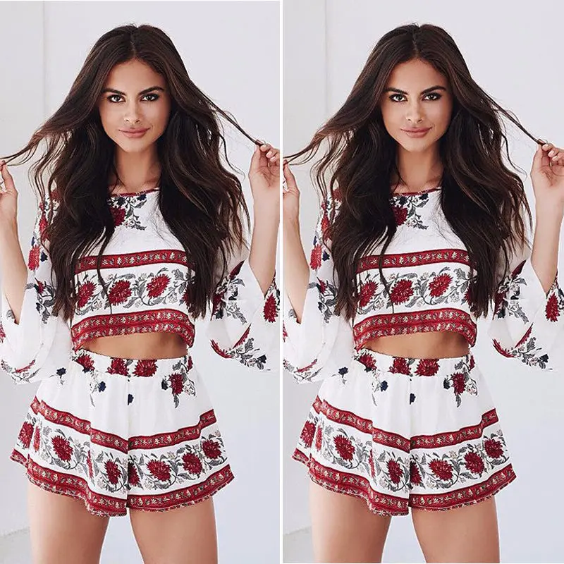 2017 Модный Новый женский летний пляжный комбинезон Клубная одежда свободный