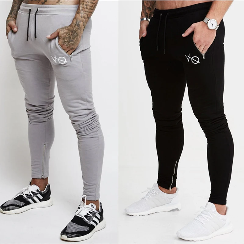 

Running training pants men Elastic Sport Workout Jogging gym Pants Fitness Skinny Leggings Sweatpants pantalon deportivo hombre