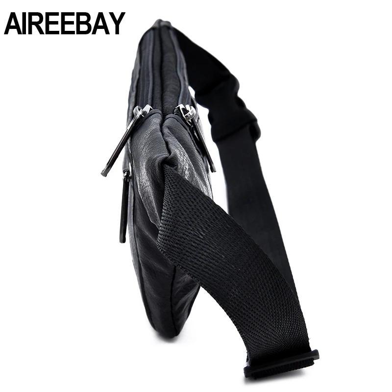 Повседневная поясная сумка AIREEBAY из искусственной кожи для мужчин забавная