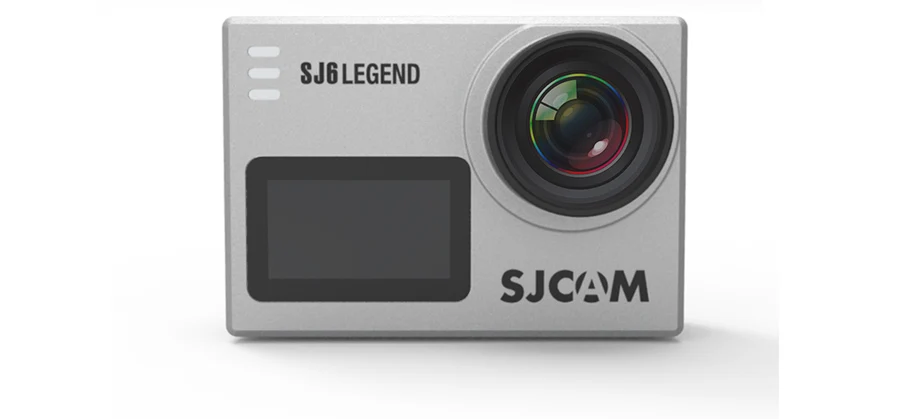 Оригинальная SJCAM SJ6 LEGEND 4K 24fps со сверхвысоким разрешением Ultra HD Notavek 96660 экшн Камера матч с SJ-Gimbal 2 3-осевой стабилизатор портативный монопод с шарнирным замком - Цвет: SJ6 silvery