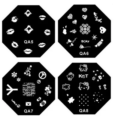 1 шт. штамп для дизайна ногтей пластина стемпинга из нержавеющей стали маникюрный