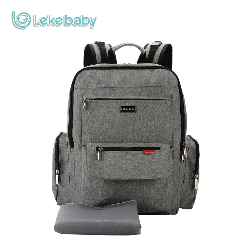 Diaper Bag Backpack Dad Bag High Capacity Baby Nappy Bag  Baby Stroller Free Changing Pad Baby Care
