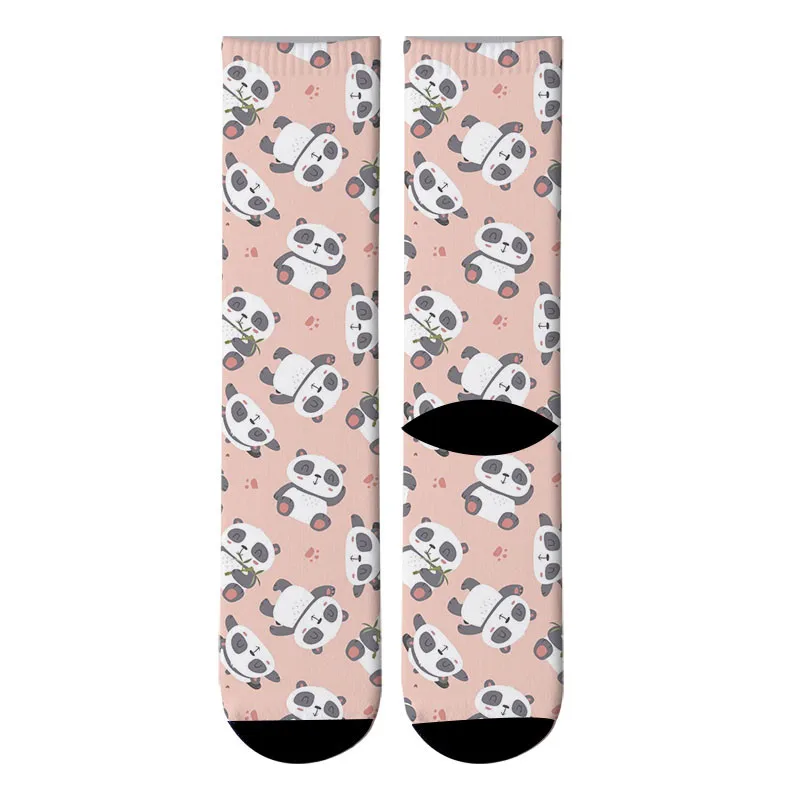 03 Женские короткие носки хлопковые забавные женские носки до голени Harajuku Happy socks новинка синий желтый розовый meias Sock 6JQ-ZWL12 - Цвет: 03