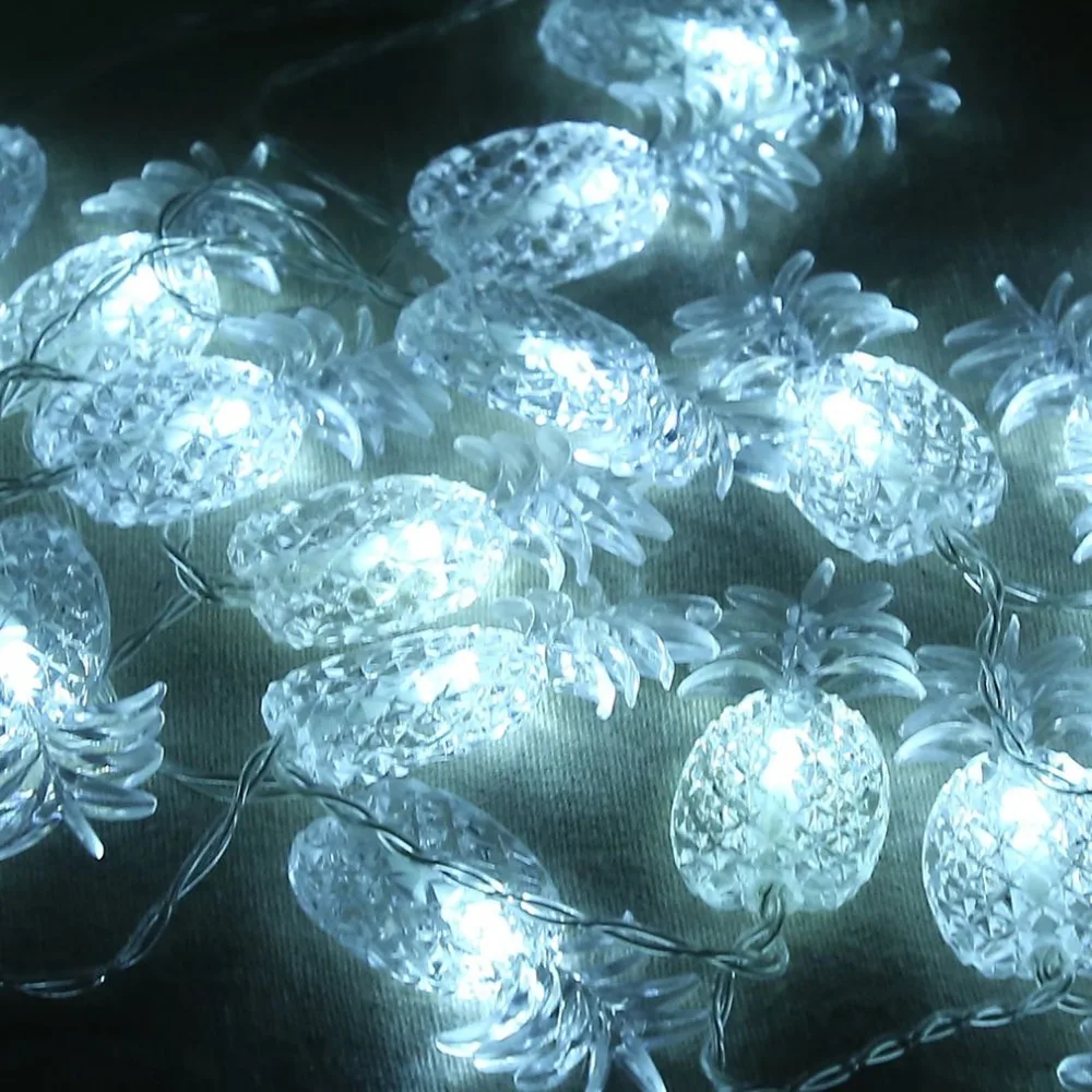 2.2M Pineapple LED Lighting Strings Fairy String Wire Light Battery Powered 20 Heads Garland for Wedding Party Decoration | Освещение