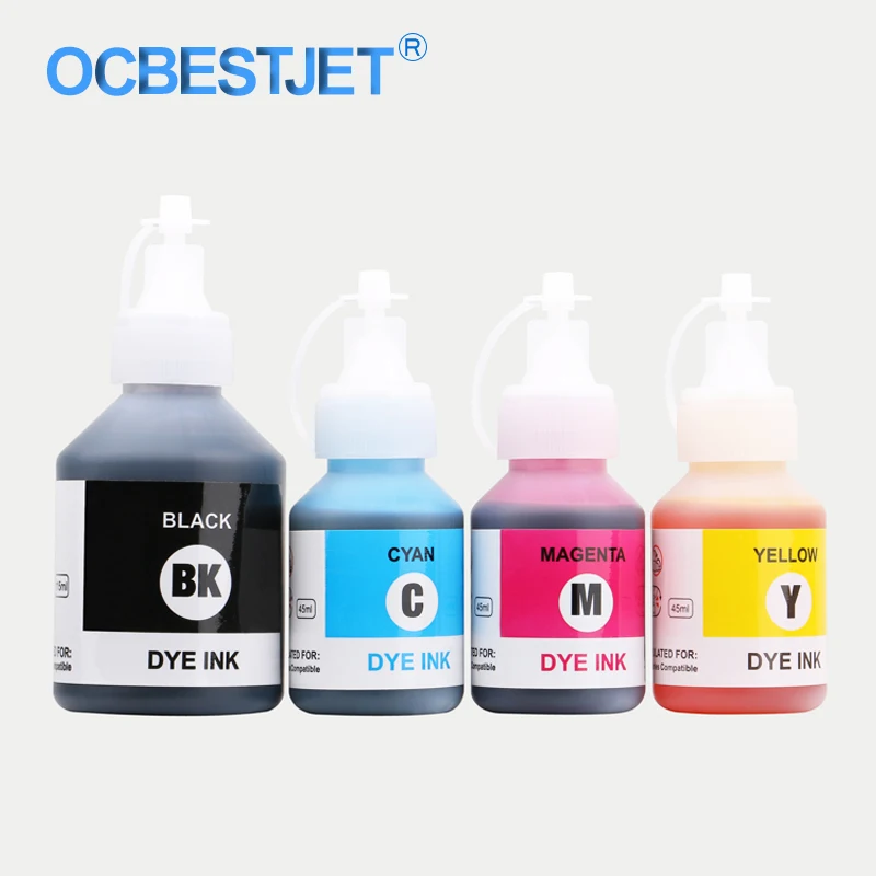 

4 Colors/Set New Improved Universal Dye Ink For Brother All Inkjet Printer Refill Dye Ink (BK-100ML/Bottle CMY-50ML/Bottle)