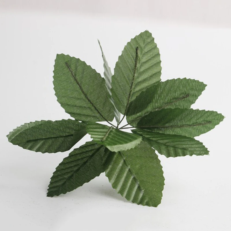 20 шт. искусственные шелковые листья розы 6 цветов|rose leaves|silk leavesartificial flowers |
