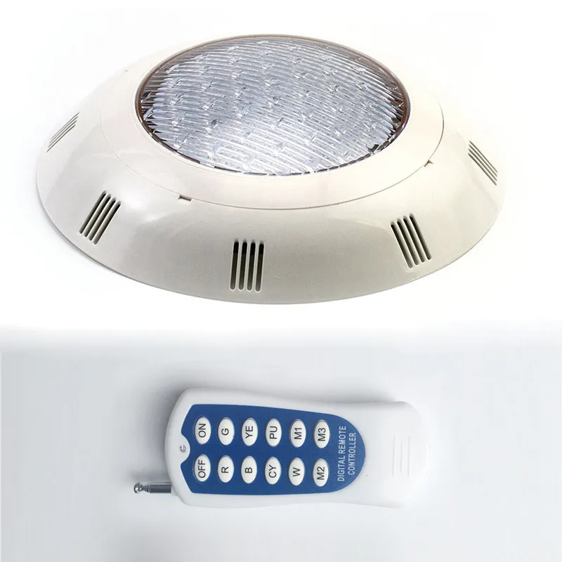 RGB LED светильник для бассейна AC12V 24 Вт Наружное освещение лампа IP68 Дистанционное