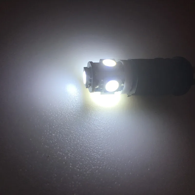10X T11 BA9S 5 SMD 5050 Светодиодный светильник лампы 5SMD T4W 1445 Q65B H6W 182 53 57 автомобиля