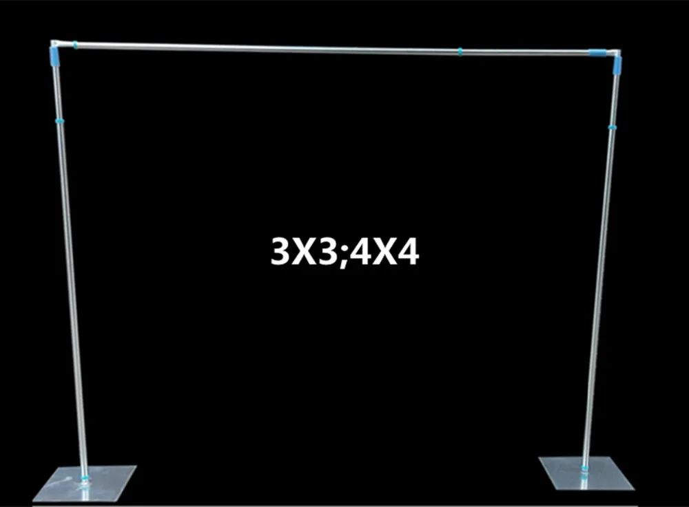 3x3 м 3X6 м Нержавеющая сталь трубы стойка для свадебной церемонии с возможностью расширения Rods фоне кадров для свадебного мероприятия и вечерние украшения R6