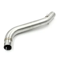 motorcycle exhaust middle pipe stainless steel muffler link pipe adapter 51mm for benelli bn600 tnt600 bn tnt 600