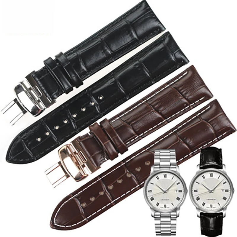 Ремешок ISUNZUN 20 мм для часов Mido Baroncelli M010 ремешок из натуральной кожи MIDO M010408A черный