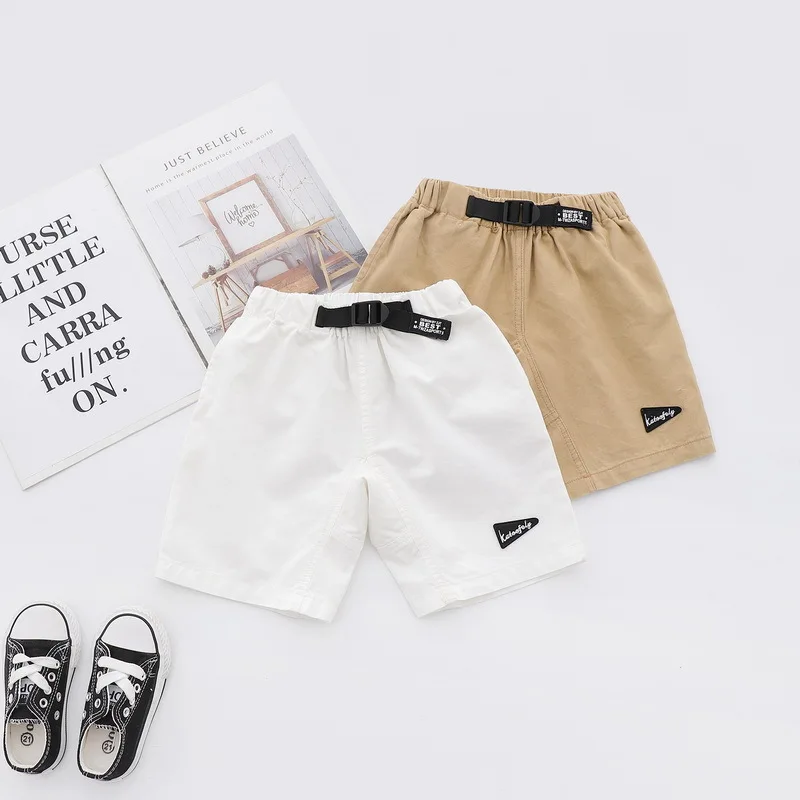 Модные детские шорты для мальчиков 2-7 лет детская одежда повседневные Хлопковые