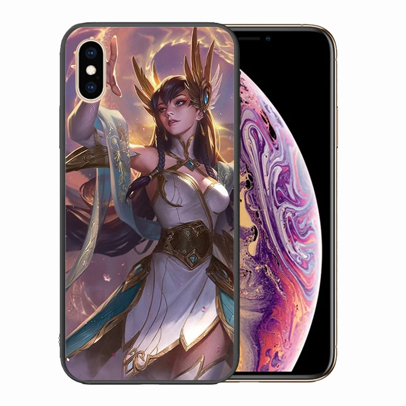 Тонкий Силиконовый ТПУ Мягкие чехол для телефона черный силиконовый iPhone XS