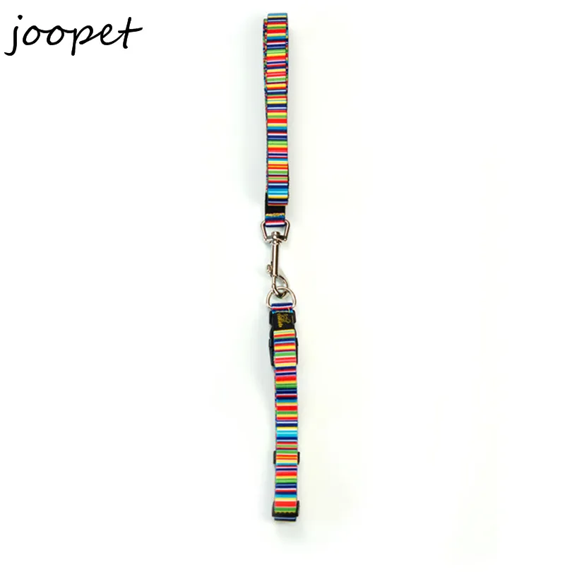 New Arrival Nylon Rainbow Dog Leash And Collar leads set for Christmas Free Shipping | Дом и сад