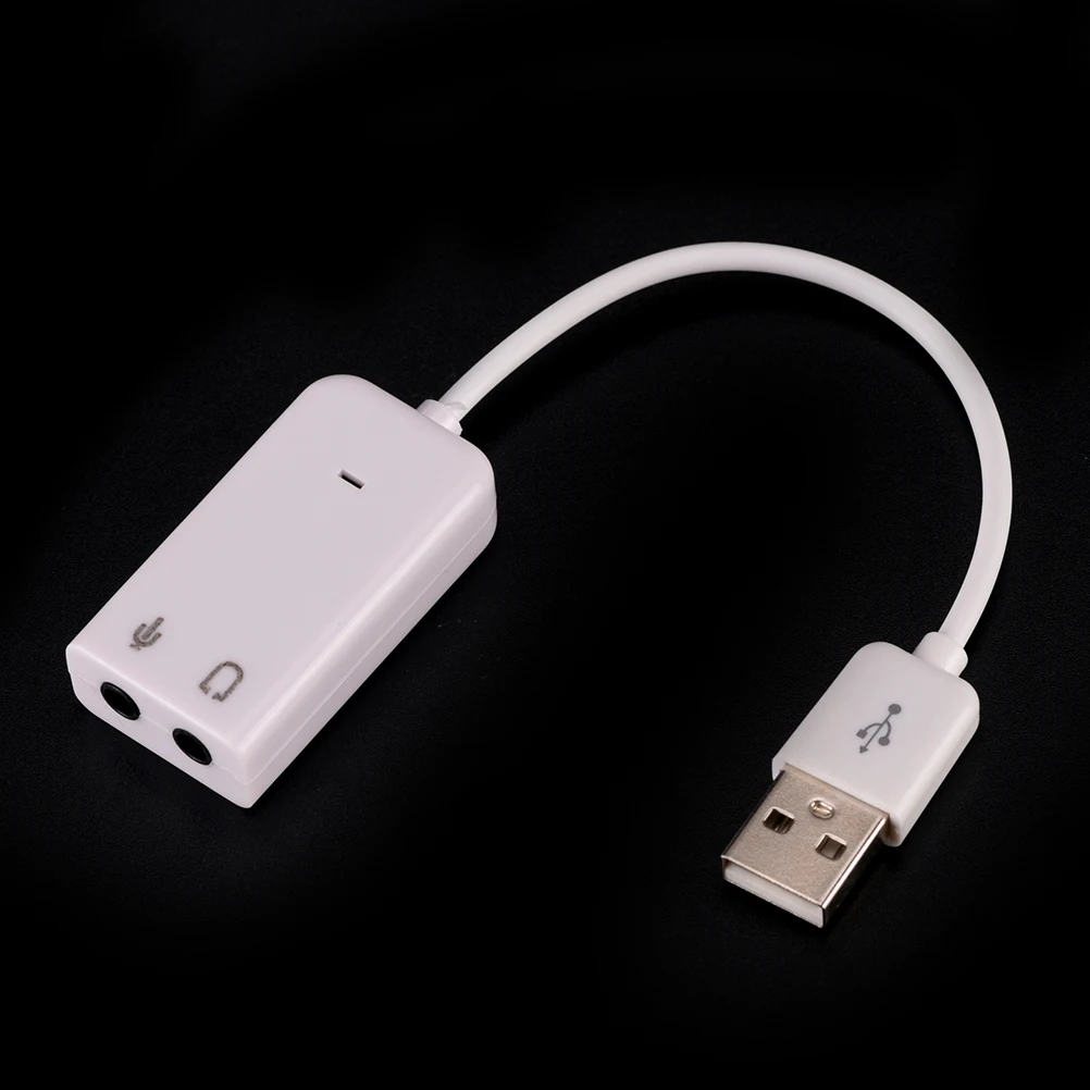 USB 2 0 Виртуальный 7 1 канальный Внешний Аудио Звуковая карта адаптер Звуковые