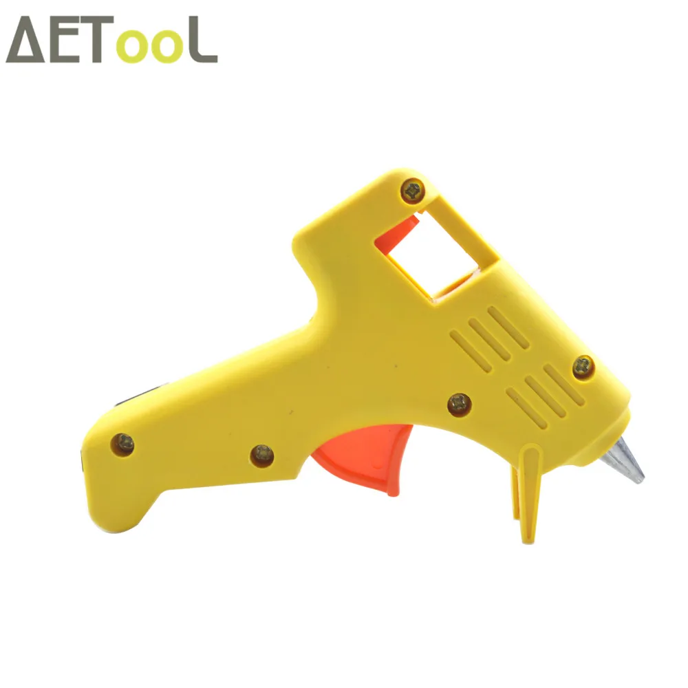 AETool 10 Вт желтый термо пистолет тепловой Горячая силиконовая Пистолетная клеевая