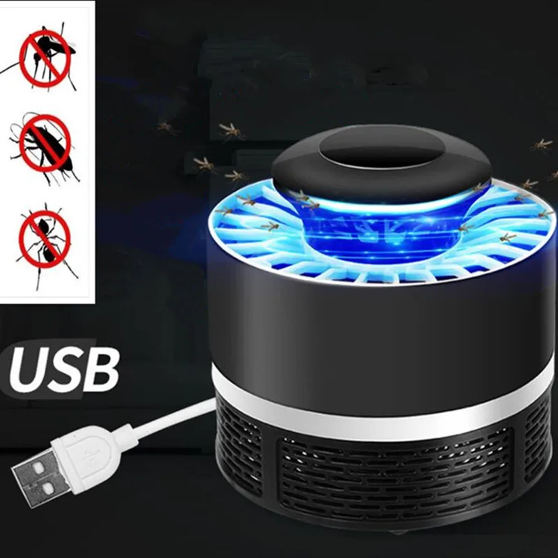 Уничтожитель комаров USB освесветильник катализатор бесшумный домашний