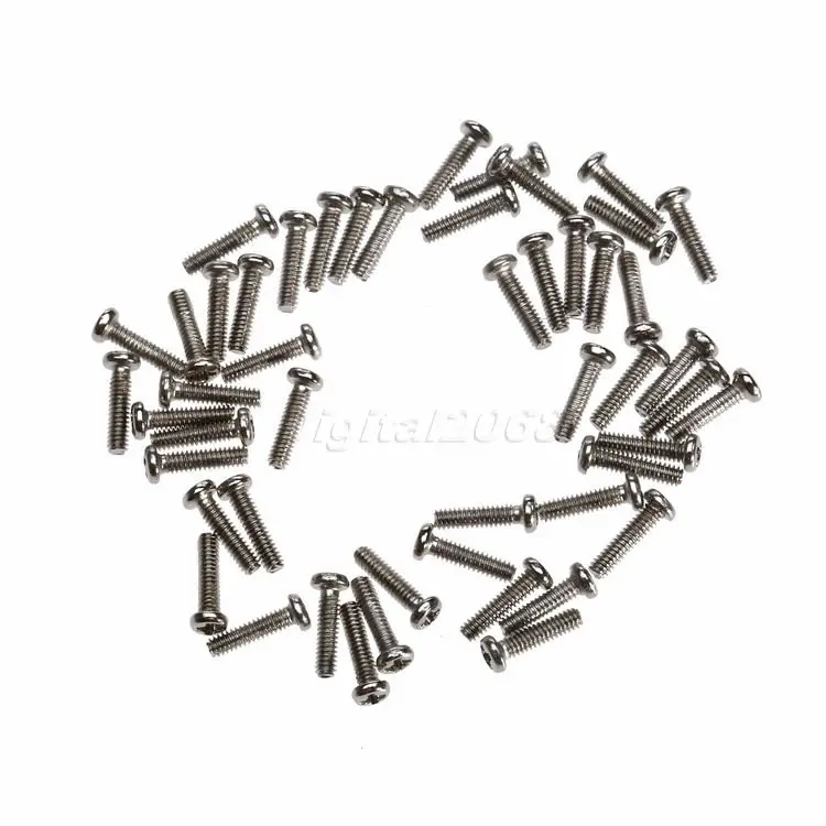 Винтовые винты из нержавеющей стали диаметром 304 8 2 мм 50 x/комплект|machine screws|steel