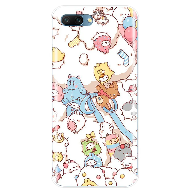 Kawaii Molang мультфильм аниме собака ca Чехол Мягкий силиконовый чехол для телефона