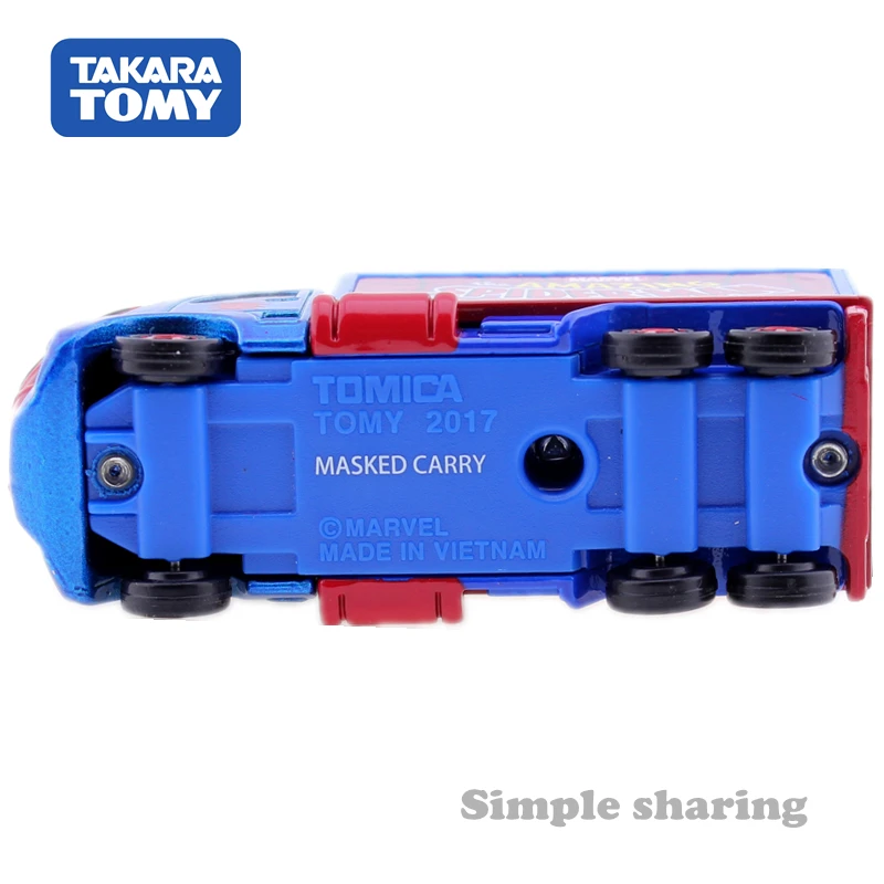 Takara Tomy машинок пиксара и Disney с героями комиксов Марвел мелодия модель грузовика
