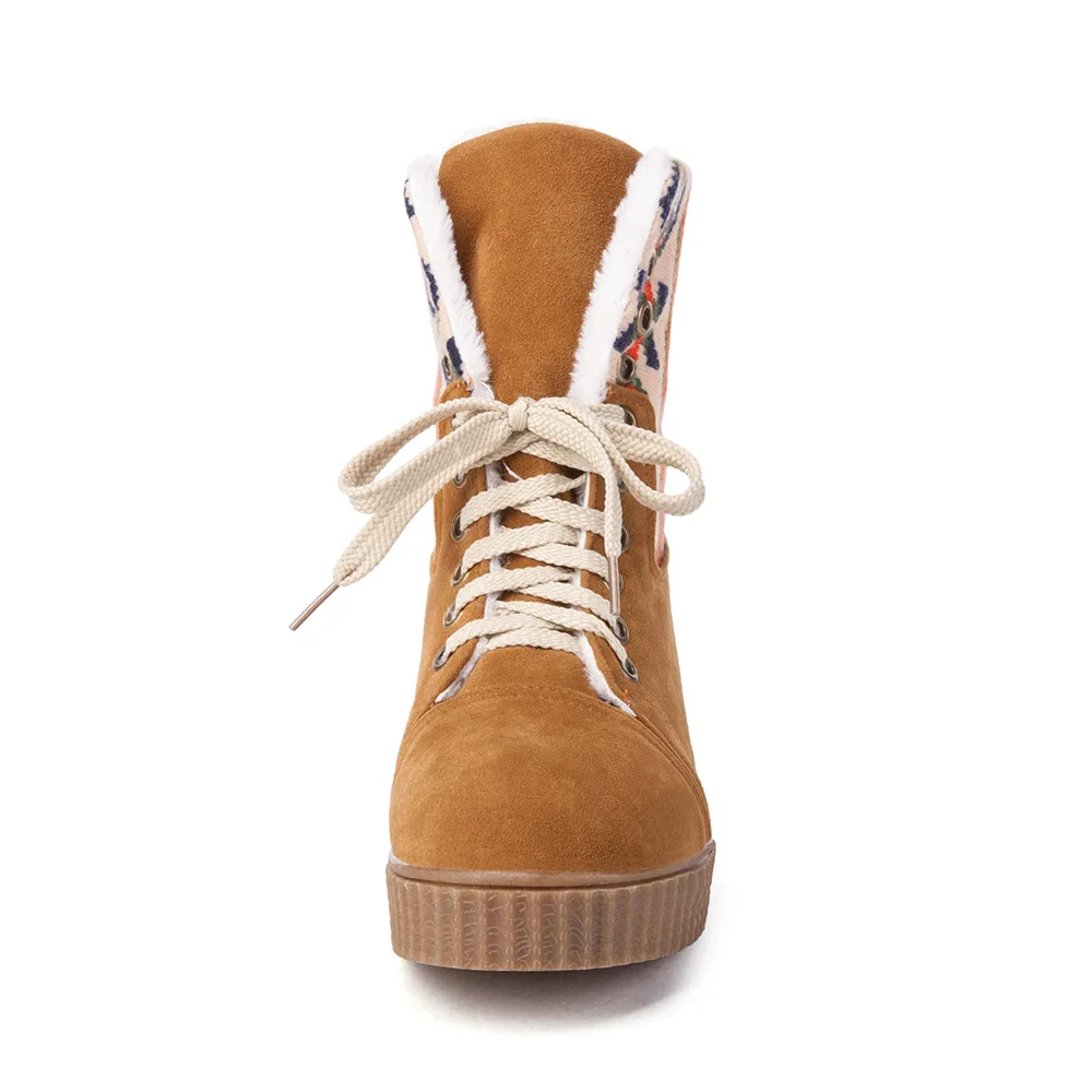 Брендовая новая зимняя теплая обувь на шнуровке Обувь желтого и черного цвета