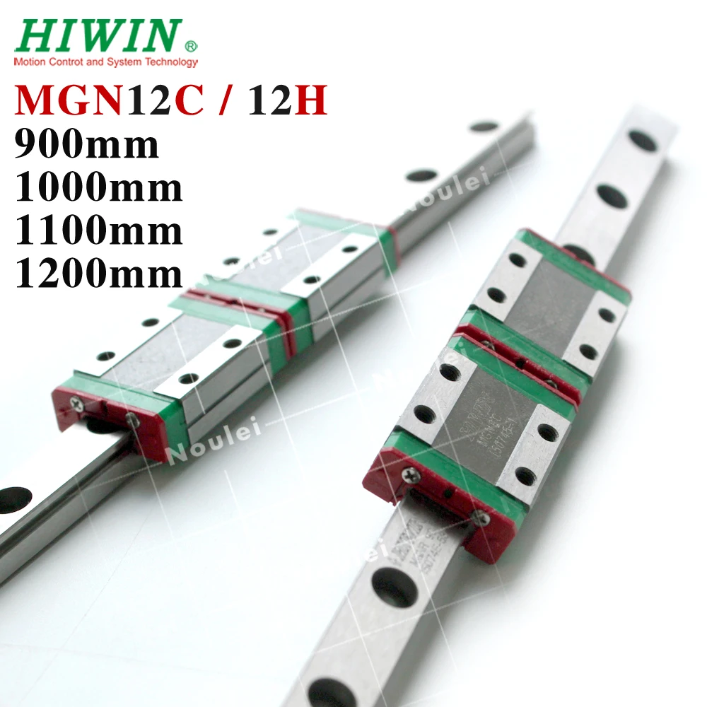 2 набора HIWIN MGN12C Mini MGN12 Каретный блок MGN12H с 1000 мм и 720 MGNR12 линейная направляющая 900 1100