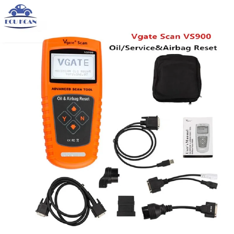 Obd ii obd2 инструмент для сброса масла/обслуживания и подушки безопасности obdii vs900 диагностический инструмент obd VS 900 автомобильный инструмент для сканирования Vgate VS900