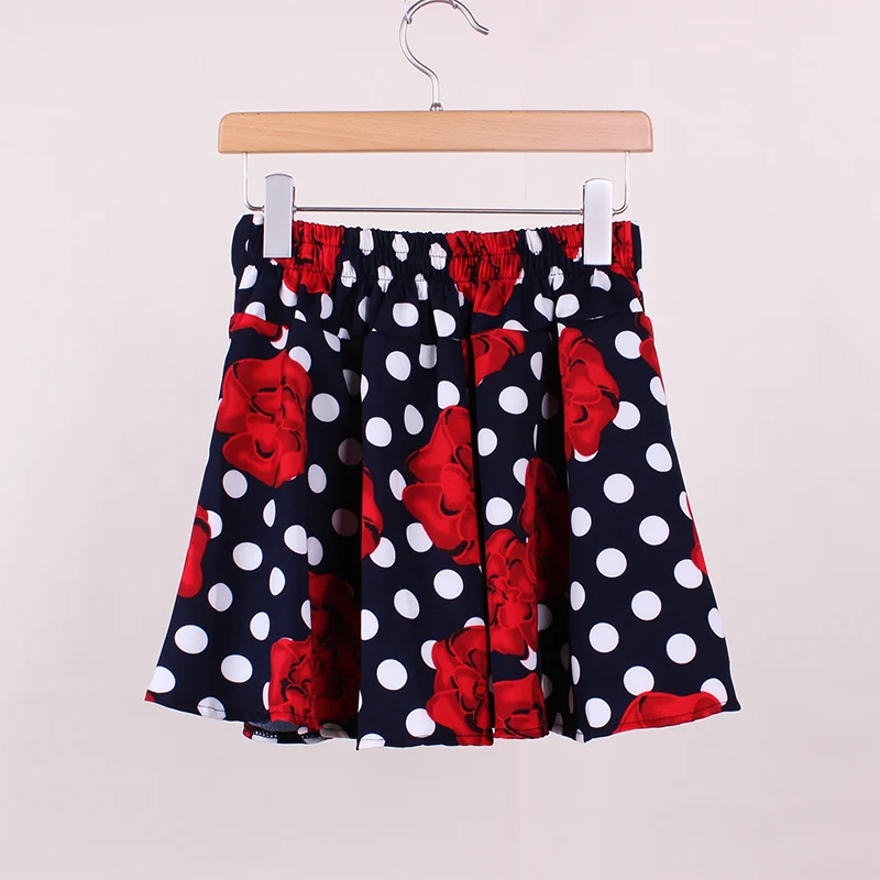 Американская и Европейская мода женские плиссированные мини-юбки с принтом в