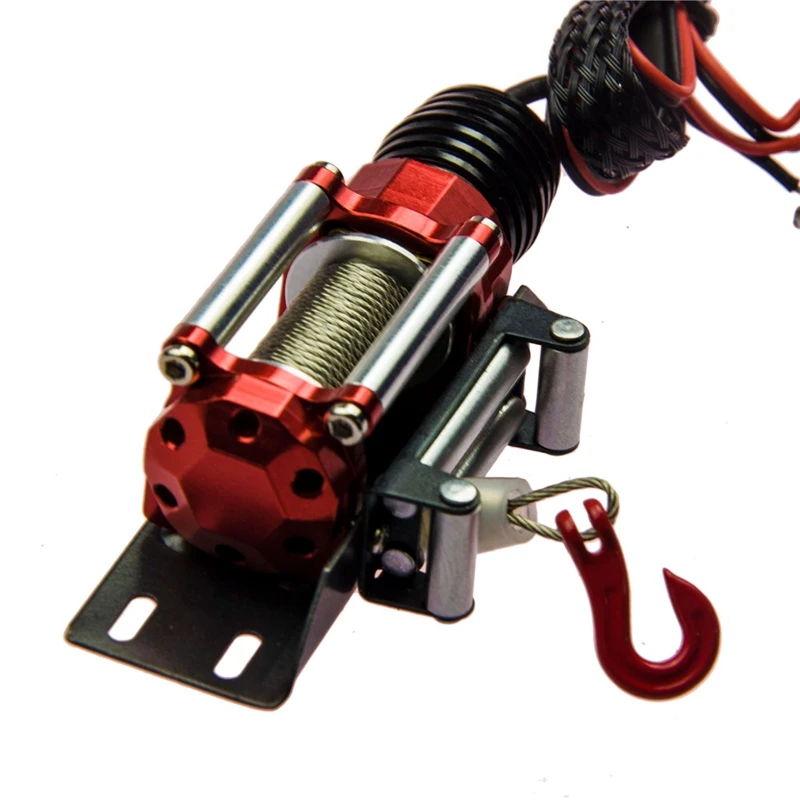 AXSPEED Металлическая стальная Проводная лебедка управления для Axial SCX10 TRX 4 1:10