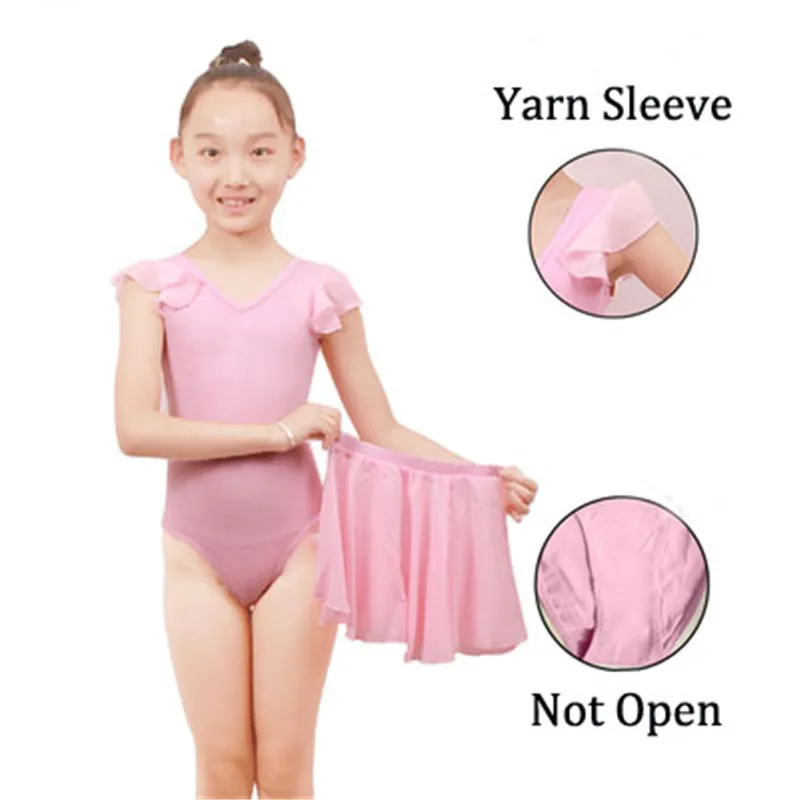 Балетные костюмы для девочек Мягкий купальник Dancesuit балетная пачка детская