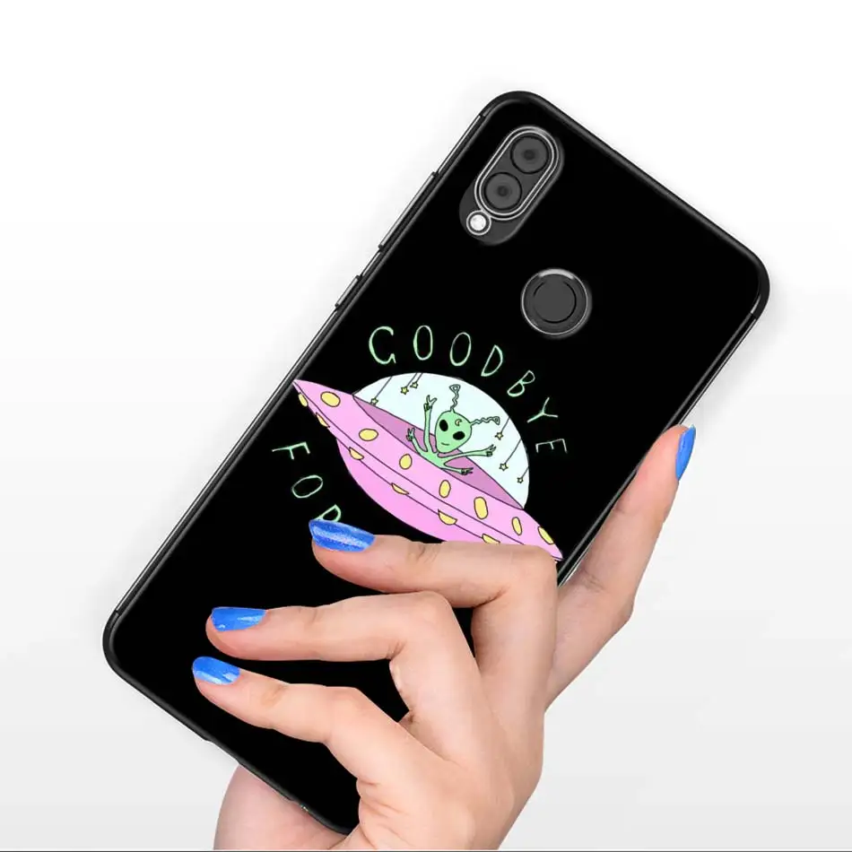 Милый черный чехол Alien Believe UFO ET для huawei P30 20 Pro P10 P20 P30 Lite mate 10 20 Lite P Smart Plus