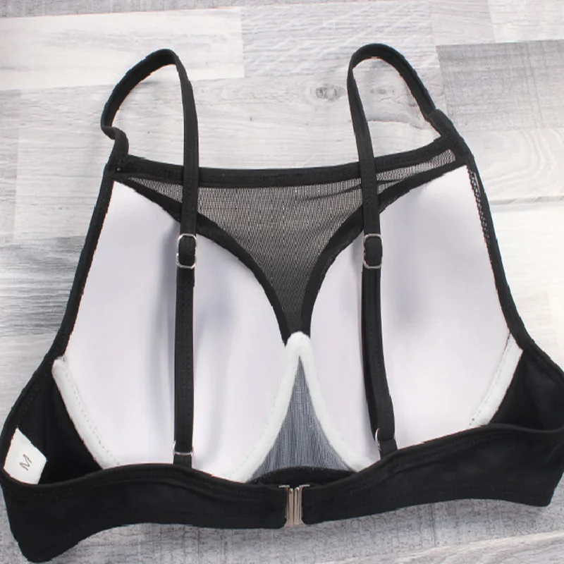 Swimwear Women sexy Bikini Swimsuit bathing suit Chest pad Solid swimming for women tankini swim biquine |