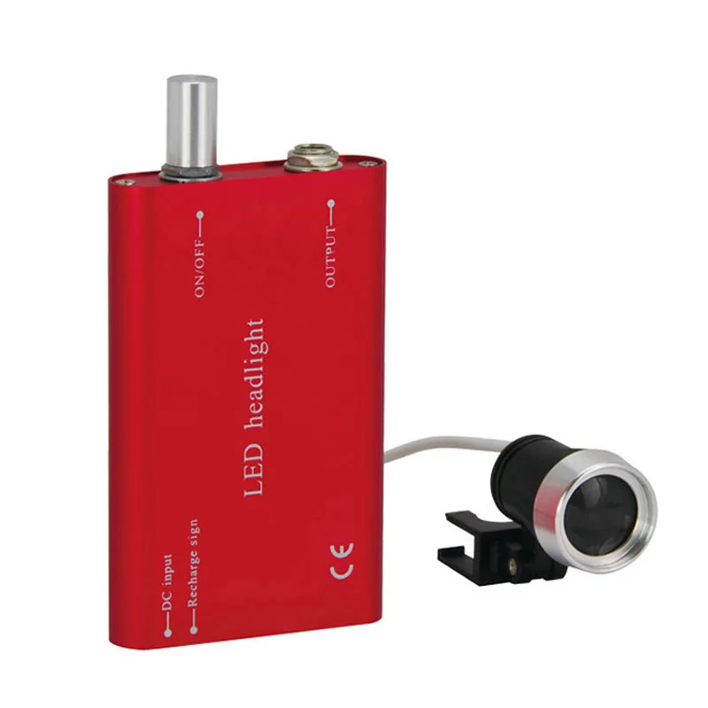 3.5X крат Упростите решение с светодиодный налобный фонарь красного цвета