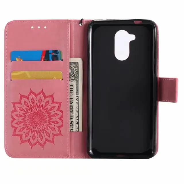 Чехол-книжка Fundas для Huawei Smart DIG-L21 Nova Dig-L01 DIG-L21HN 5 0 дюйма кожаный с магнитной