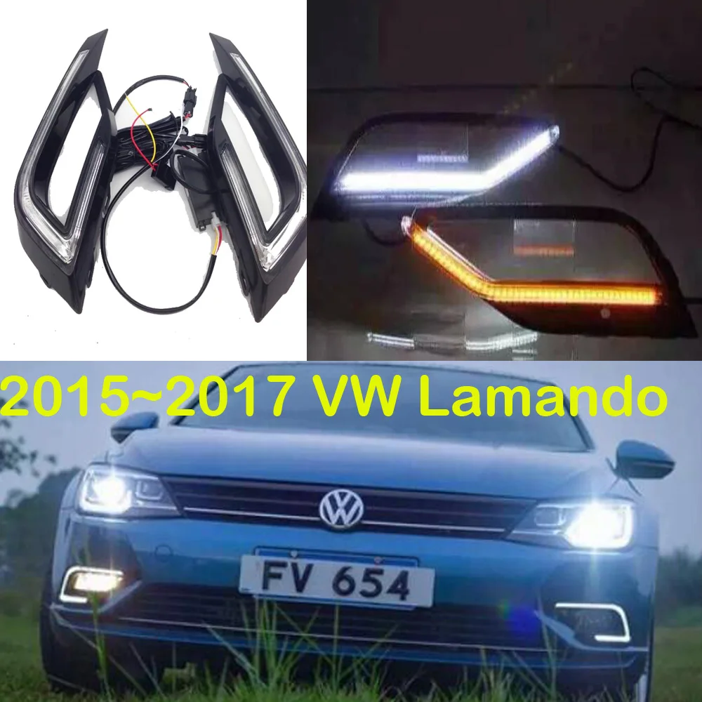 Lamando Дневной светильник 2015 2016 2017 год автомобильные аксессуары противотуманный
