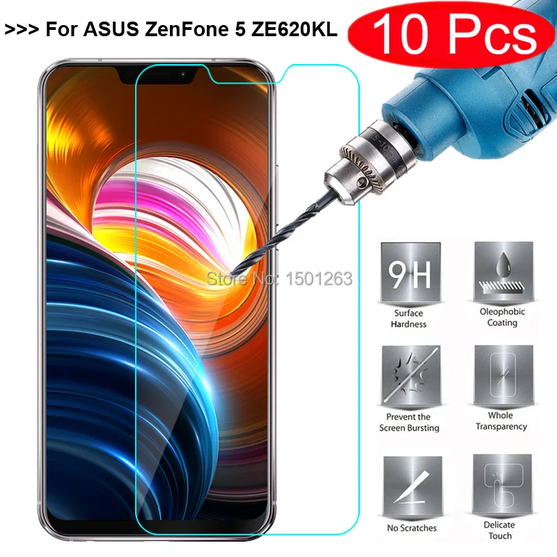 10 шт. для ASUS ZenFone 5 ZE620KL закаленное Стекло Экран протектор чехол защитный