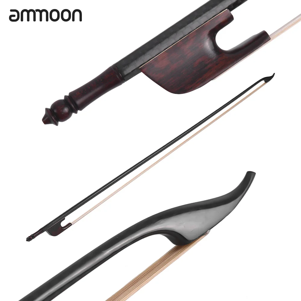Ammoon барокко Стиль 4/4 Скрипка Лук углеродное волокно круглая палка Snakewood Лягушка