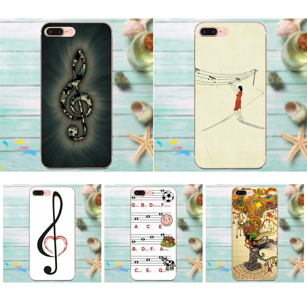 Lovely Phone Accessories Case For Apple iPhone X XS Max XR 4 4S 5 5C 5S SE 6 6S 7 8 Plus Music Notes Is Life | Мобильные телефоны и