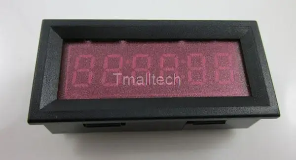 6 цифровой красный светодиод Счетчик панельный счетчик DC 8 12V Up Plus Totalizer 0 999999|counter
