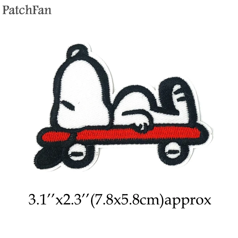20 шт./лот patchfan собака Вышитые заплаты para Костюмы аппликации Джерси бумажник, сумок, обуви, значки-наклейки A1540