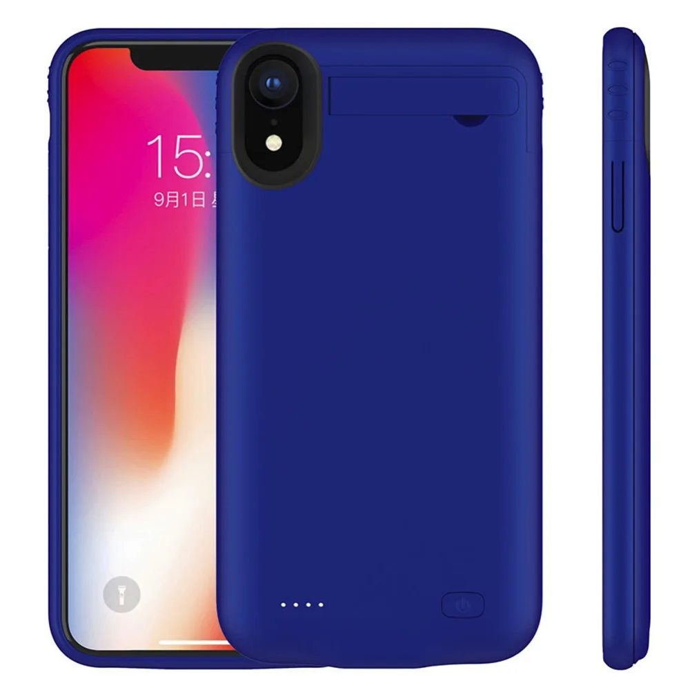 Чехол для аккумулятора 4200 ма/ч для iphone XR с аудиовыходом, чехол для зарядного устройства, чехол, умный внешний аккумулятор для iphone XR, чехол для аккумулятора