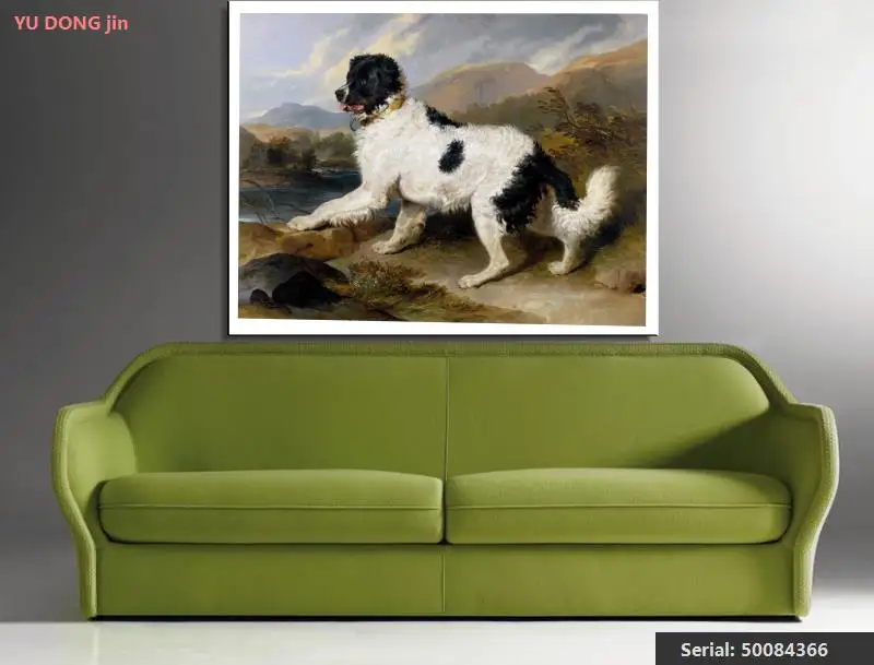 Edwin Henry Landseer классическая картина маслом Рисование Искусство спрей без рамки