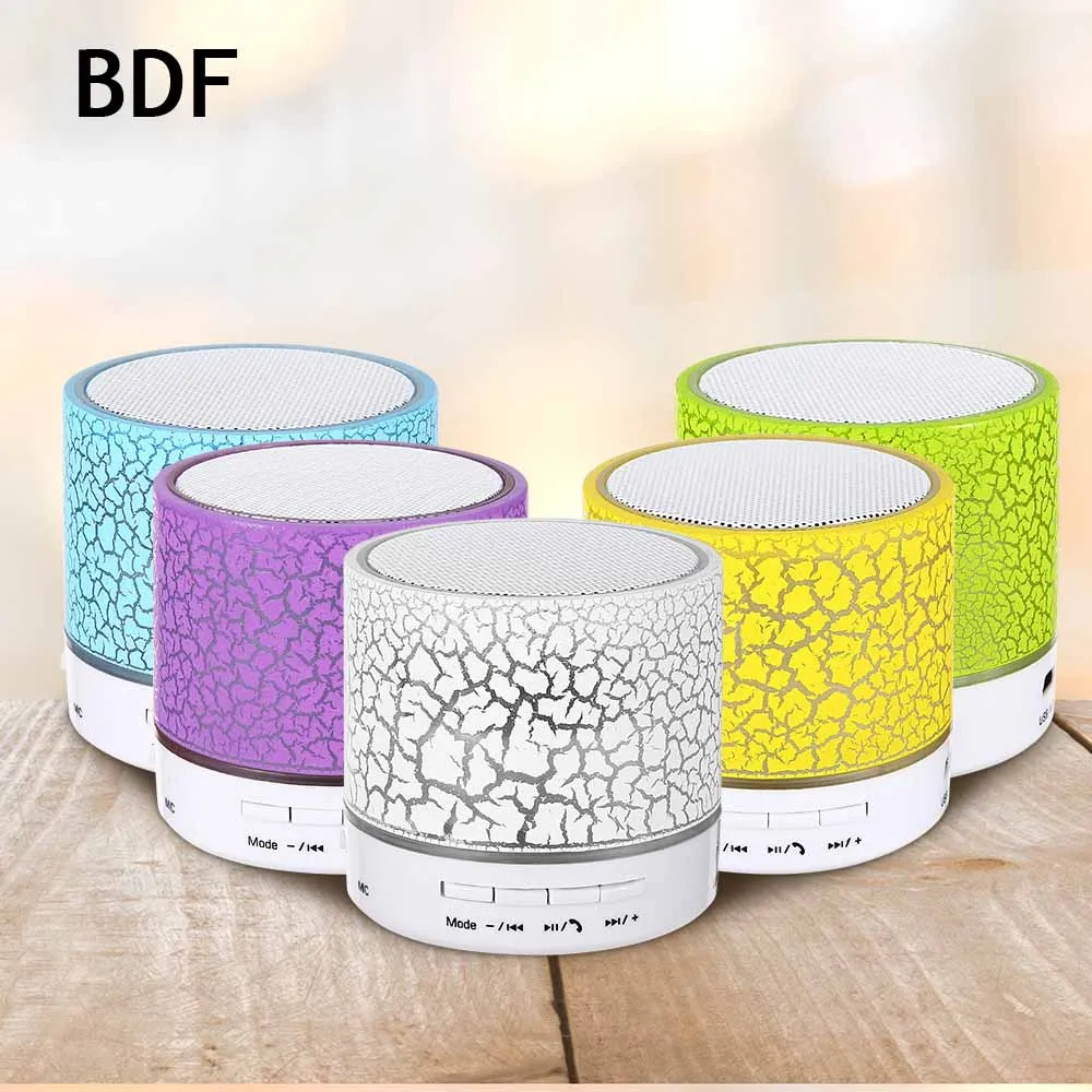 BDF Беспроводной Bluetooth Динамик A9 светодио дный Hands-free TF USB Super Bass громкий s 3D стерео MP3